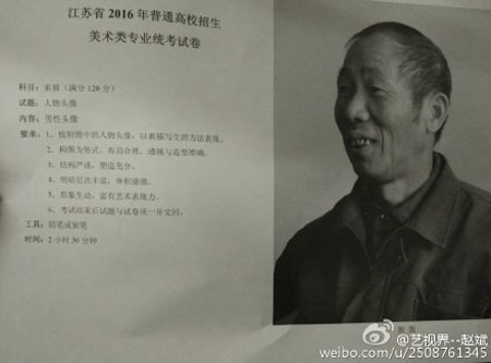 2016年江蘇省美術聯考素描考題.jpg