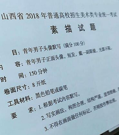 2018年山西美術聯考素描考題.jpg