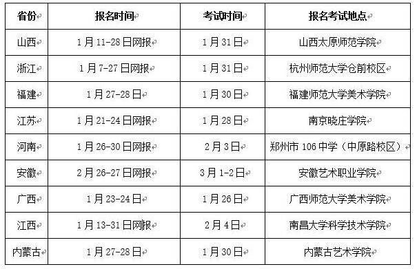 2018年湖南師范大學(xué)美術(shù)類專業(yè)校考考點(diǎn)安排.jpg
